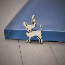 Sterling Silver Cat Charm - Pet Charm - Tiny