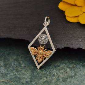 Flying Bee Charm Necklace – Rebecca Accessories