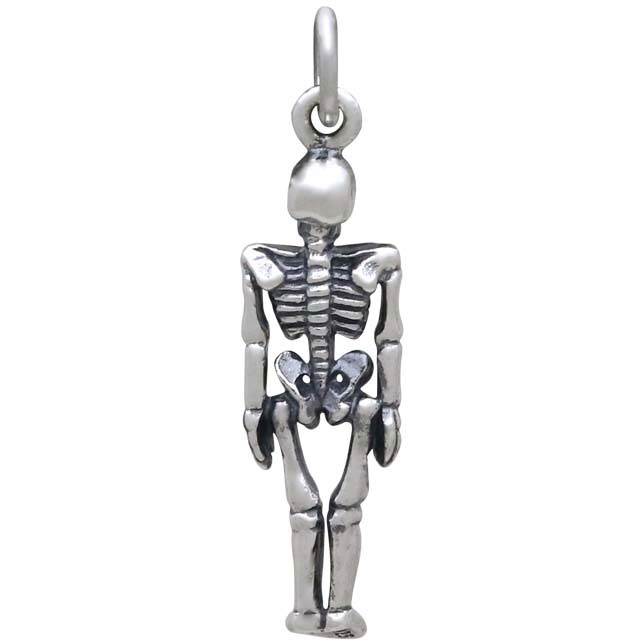 Fish Bone Skeleton Vintage Charm Sterling Silver Three-Dimensional - Ruby  Lane