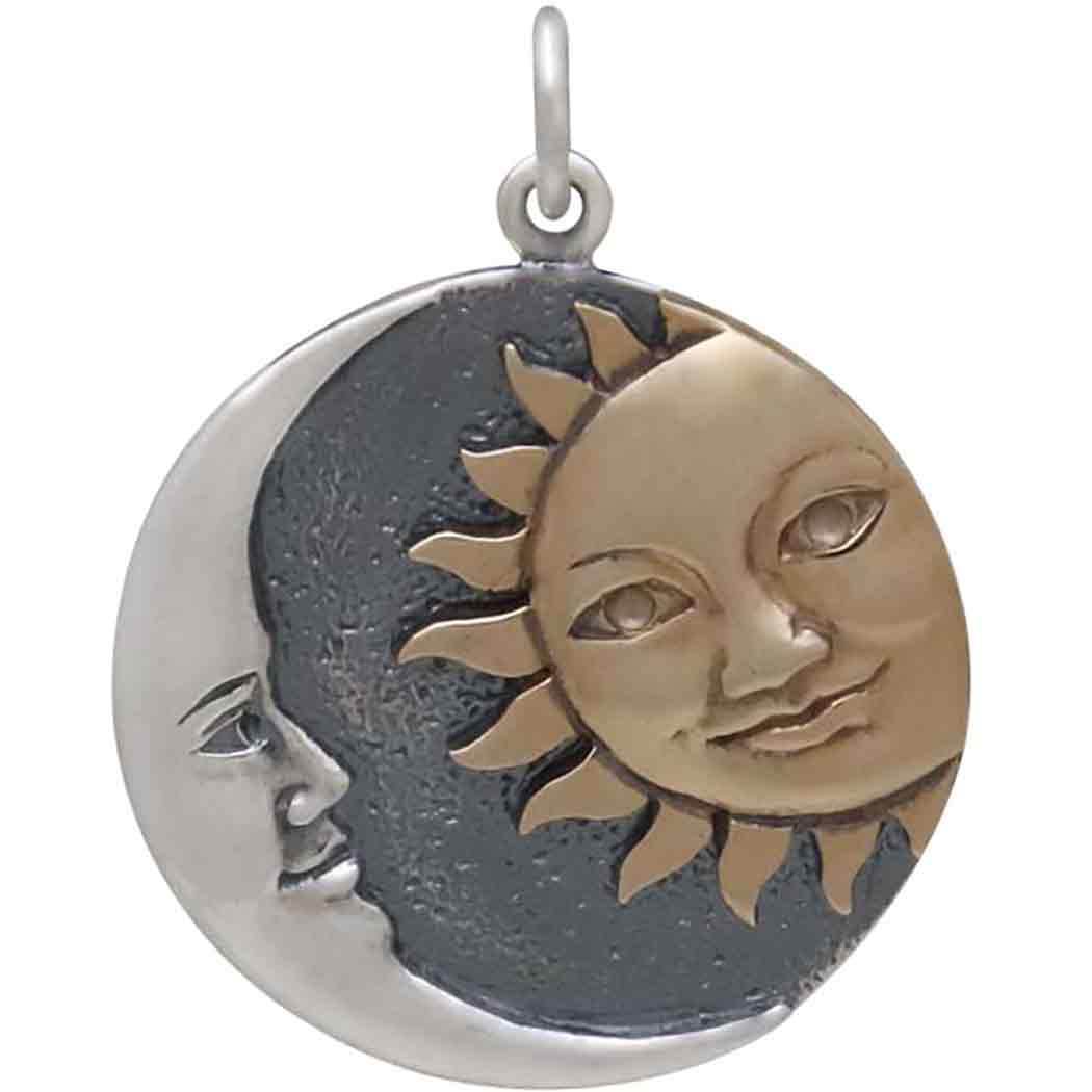 Silver Zinc And Alloy Steel Mini Glow in the Dark Moon Pendant at Rs  42/piece in Mumbai