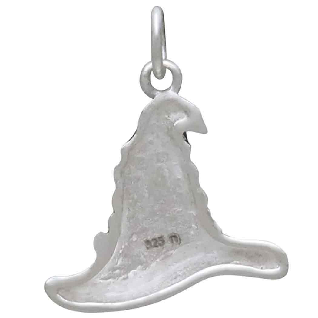 Sterling Silver Witch's Broom Charm 34x8mm