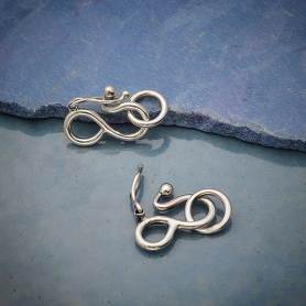 Jewelry Clasp types for making necklaces and bracelets by StudioLangeron.  More New Sterling Silver suppl…