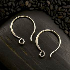 Earring Hooks in Silver, Gold & Bronze, Wholesale!