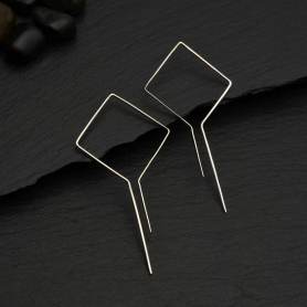 2pcs Silver Geometric Jewelry Making Findings – Vialysa