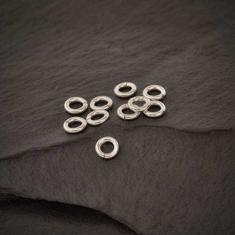 60st Sterling Silver Jump Rings 925, 4mm 5mm 6mm Diverse Storlekar Jump  Rings Open Jump Rings för Smyckestillverkning Örhängen Nyckelringar Armband  : : Hobby & hantverk
