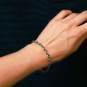 Sterling Silver 7.5 inch Charm Bracelet - Hollow Links