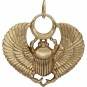 Egyptian Scarab Jewelry Pendant - Bronze 29x27mm