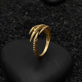 Bronze Adjustable Bird Claw Ring