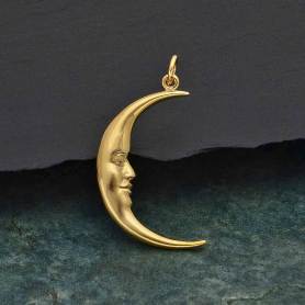 Moon-Star-Heart: Thick Shell Charms Nailtip Ornaments Moonlight