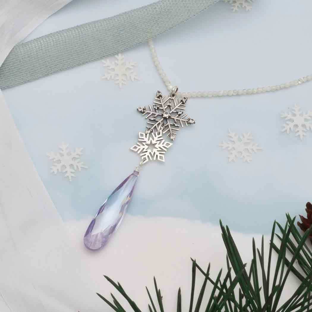 Swarovski deals snowflake necklace