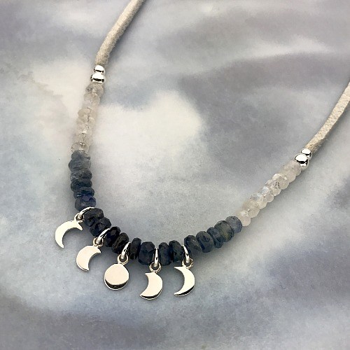 diy moonstone necklace