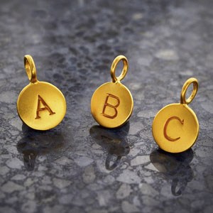 Letter on sale charms wholesale